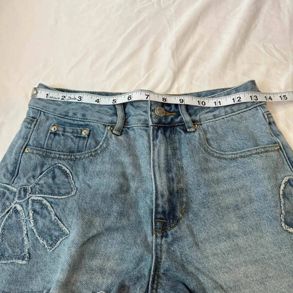 PacSun Denim Shorts with Bow‎ Accents - Picture 8 of 8